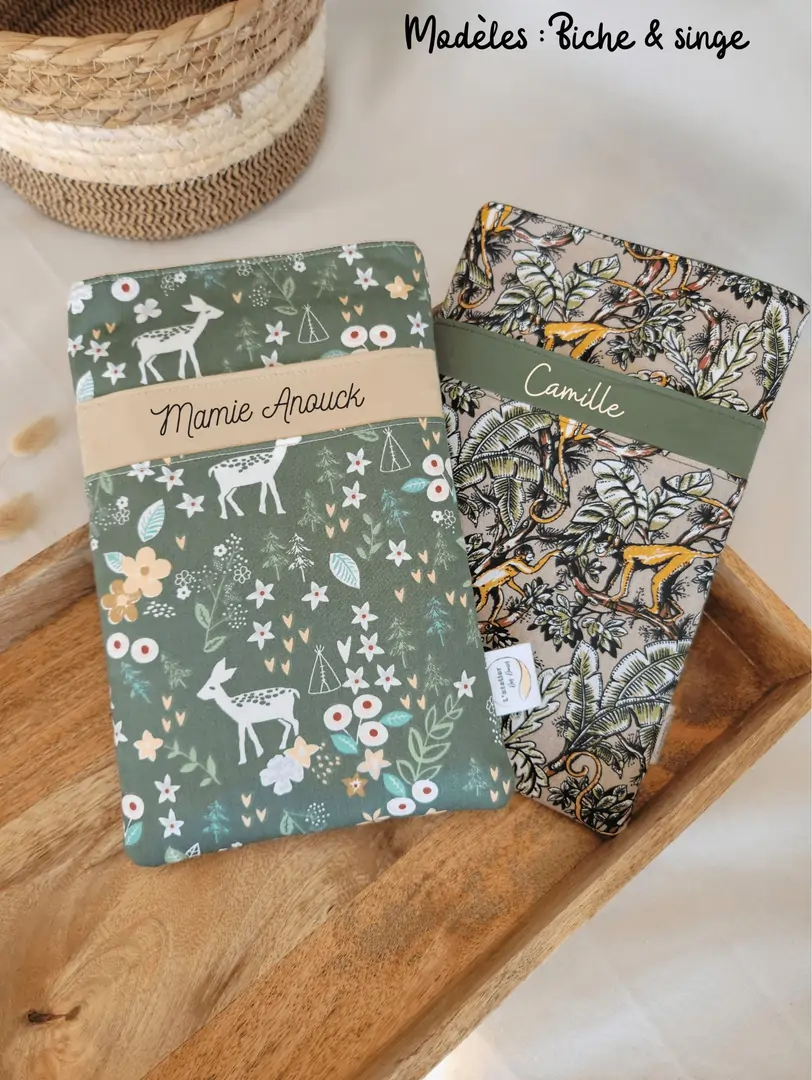 Pochette à livre de poche personnalisée — L'atelier des dunes