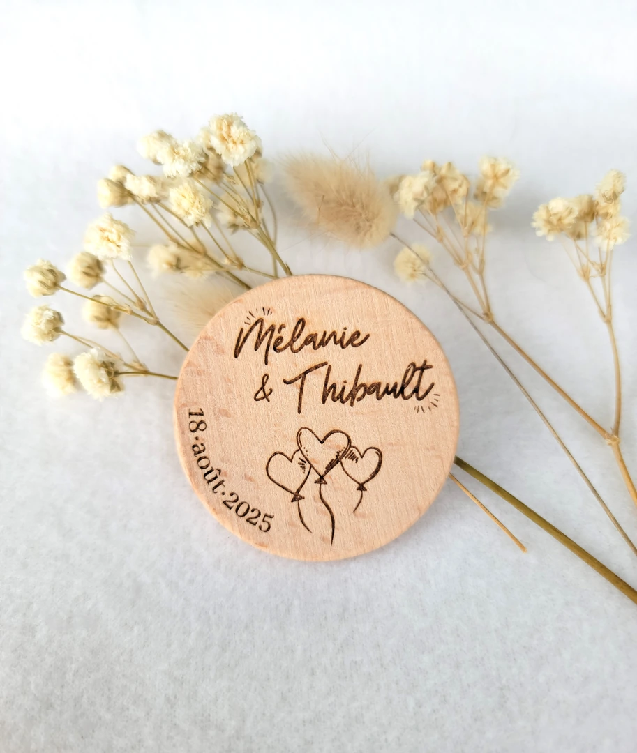 Magnet mariage personnalisé — vue 4