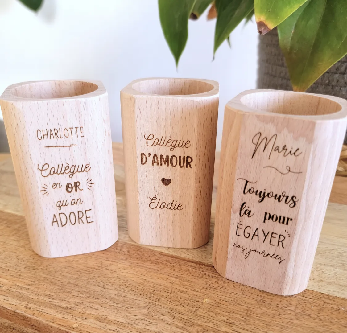 Pot à crayons - Collègue - personnalisé — L'atelier des dunes