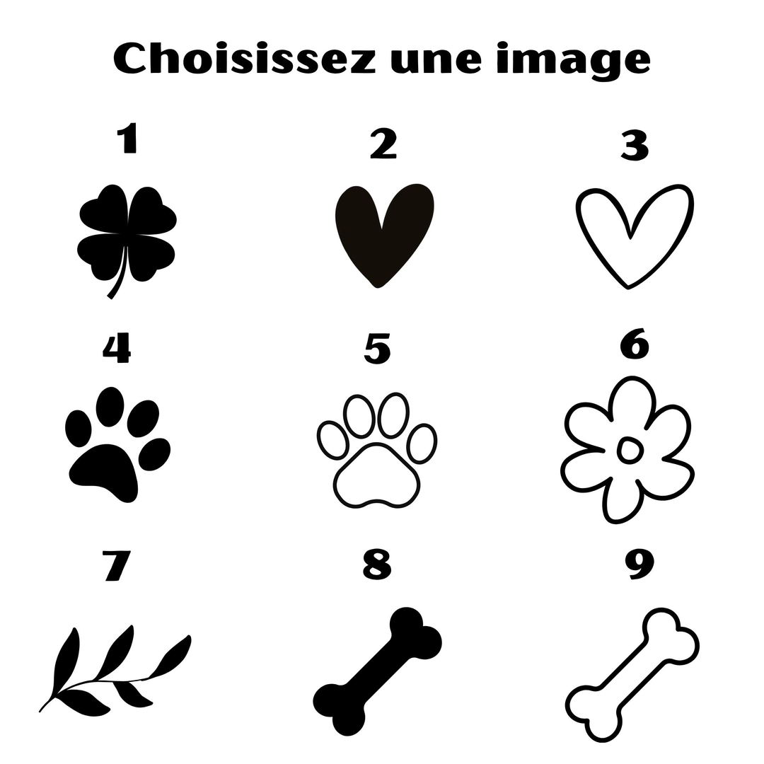 Porte-clé chien personnalisé — vue 3