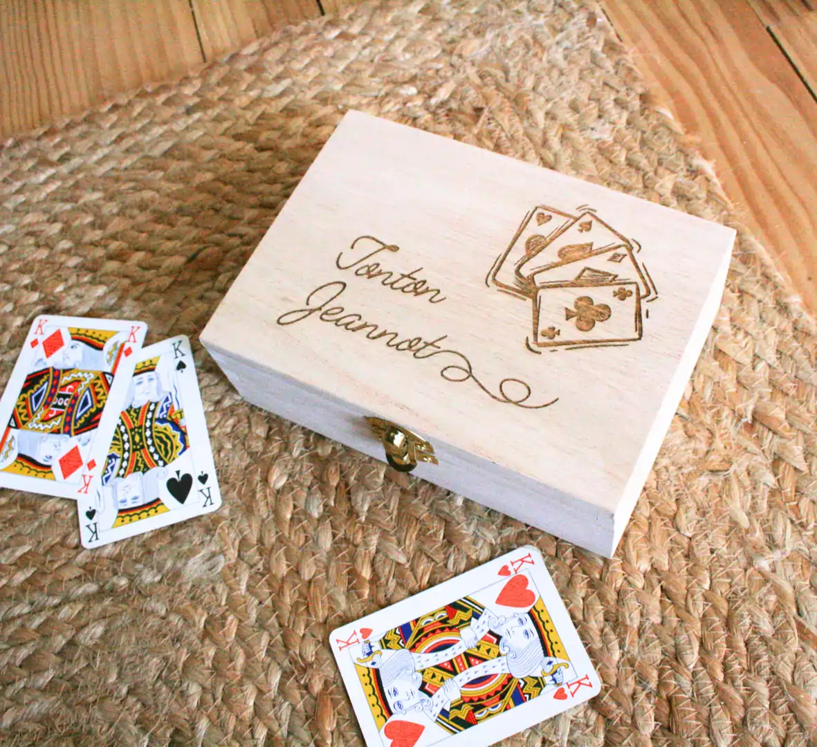 Boite personnalisée pour jeux de cartes — vue 4