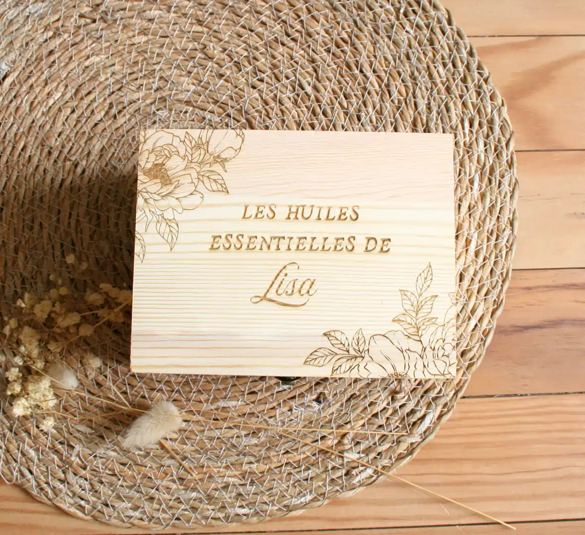 Boite pour huiles essentielles personnalisée — vue 3