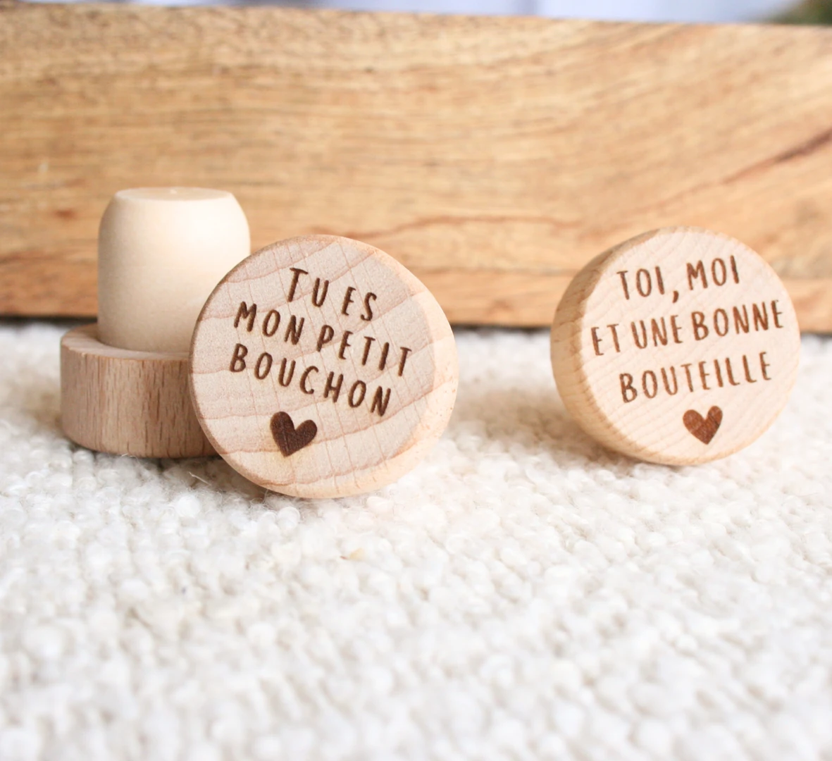 Bouchon personnalisé, Cœur — vue 2