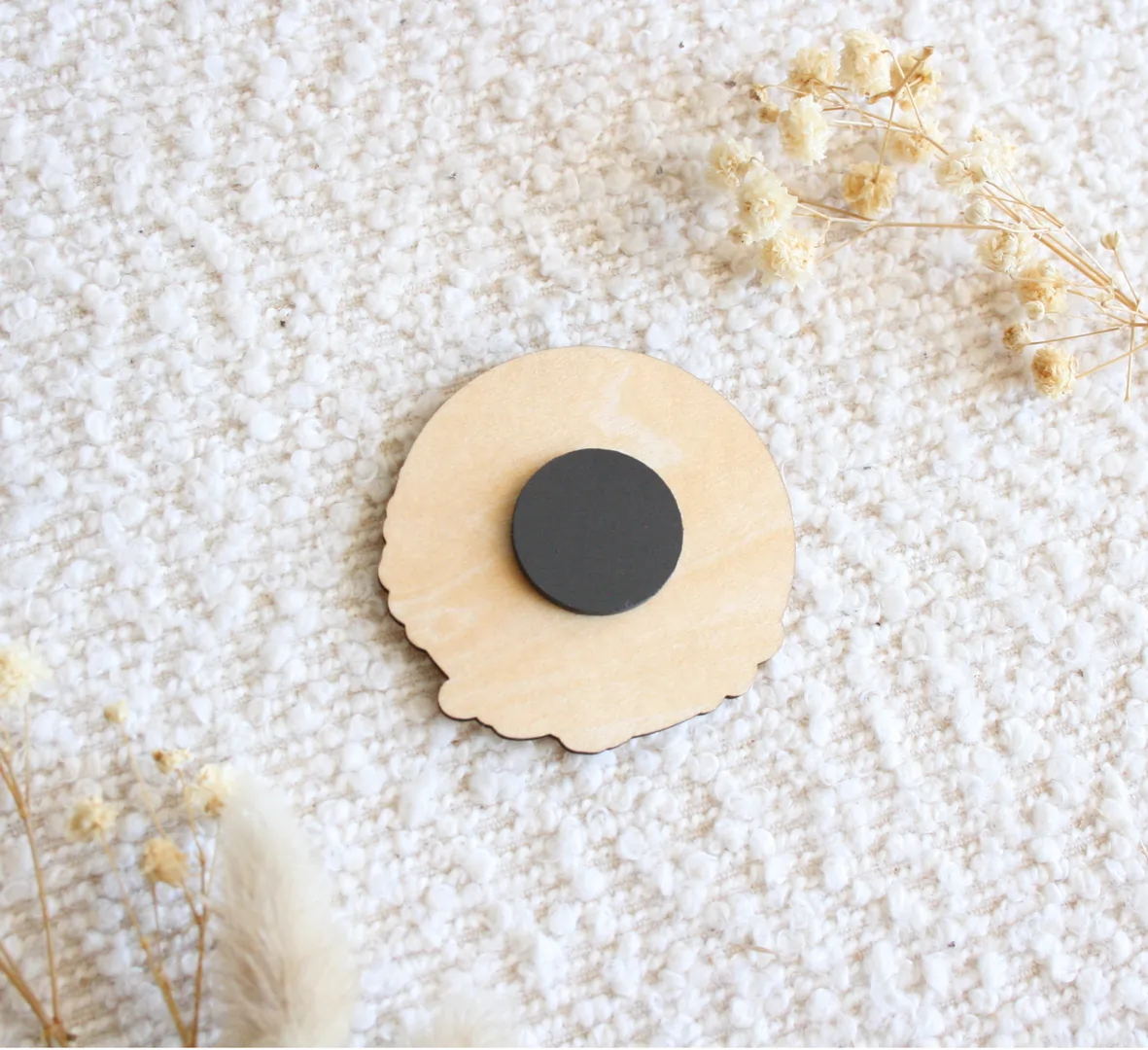 Magnet Personnalisé en Bois - Baptême, communion - Cadeau Invité — vue 3