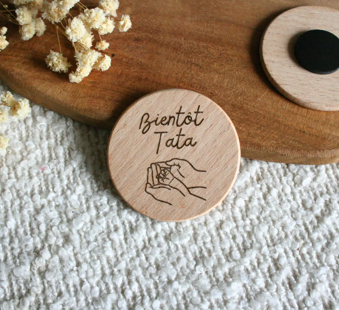 Magnet personnalisé - annonce grossesse — vue 6