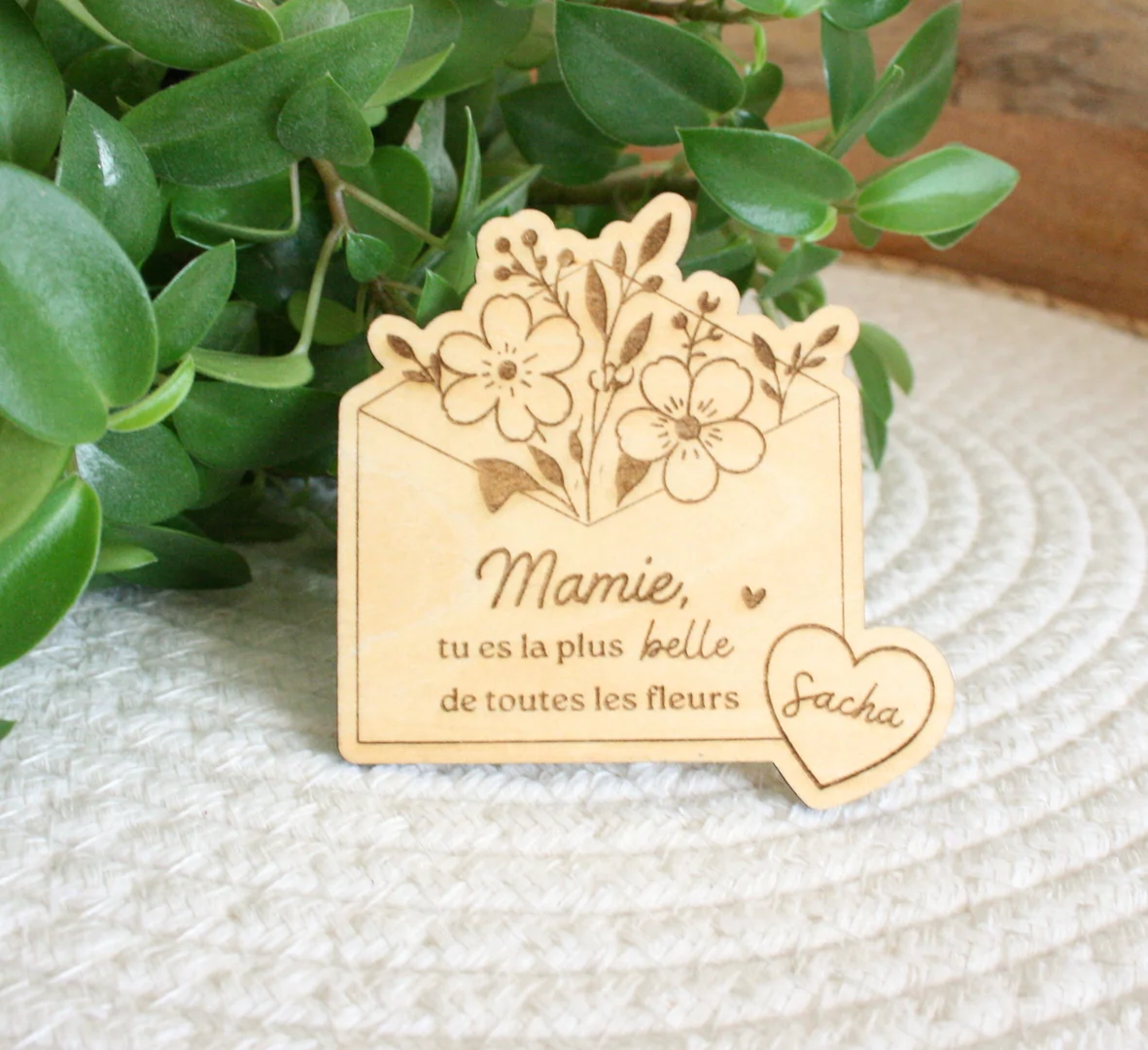 Magnet personnalisé Mamie – Cadeau fête des grands-mères — vue 2
