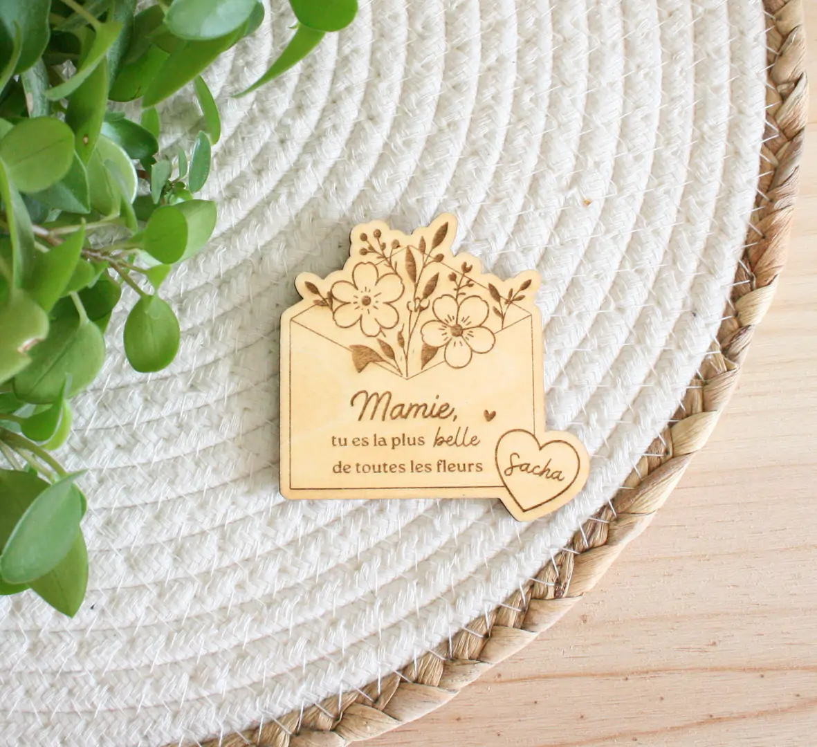 Magnet personnalisé Mamie – Cadeau fête des grands-mères personnalisé