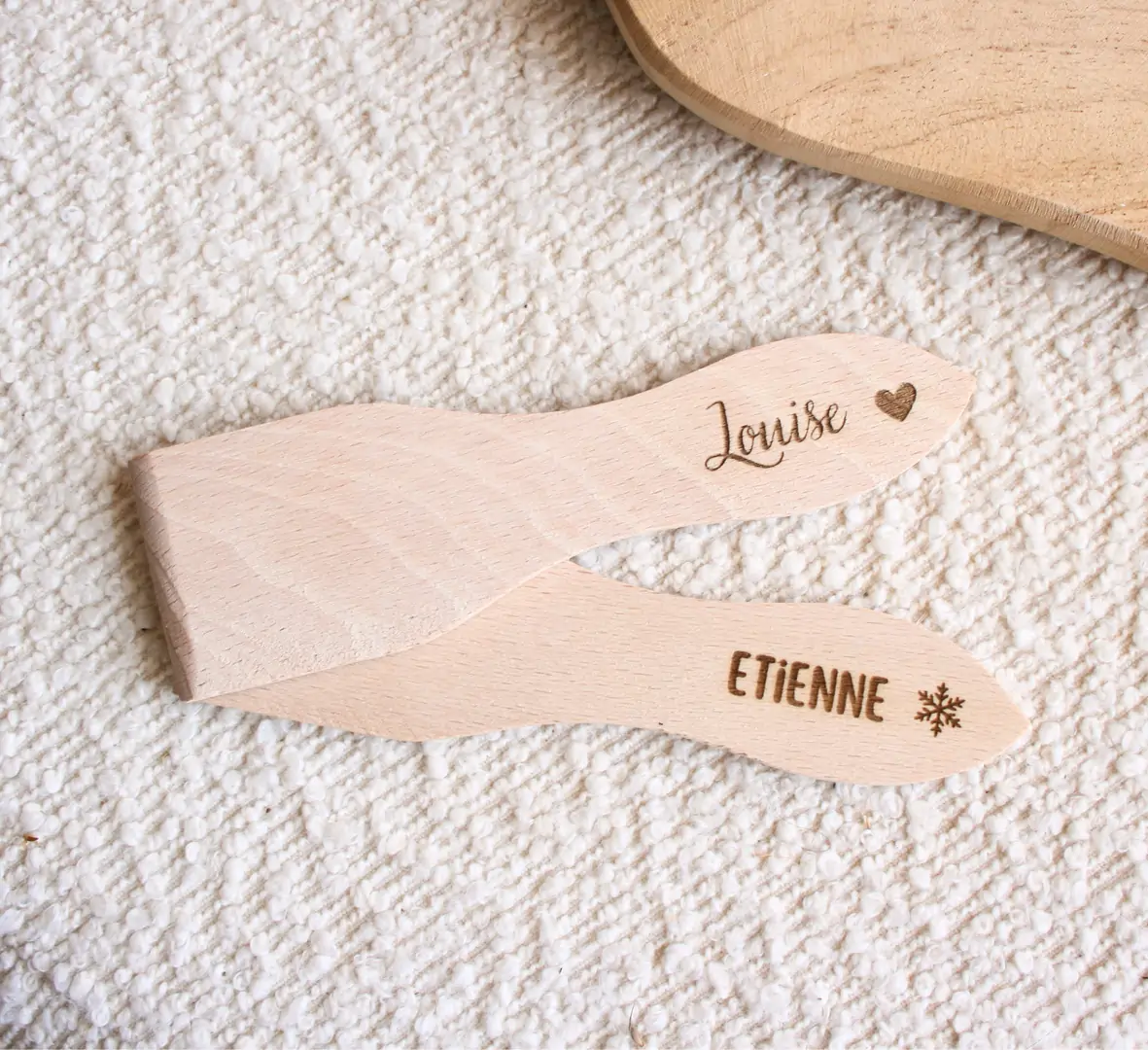 Spatule à raclette en bois personnalisée — vue 3